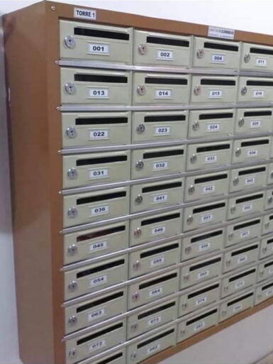 Caixa de Correio para Condomínio em Aço c/ Pintura Modelo 3004