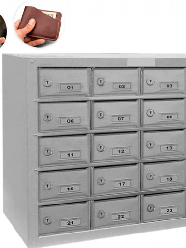 Armário Porta-Objetos em Aço Galvalume c/ Pintura Modelo 4003GV