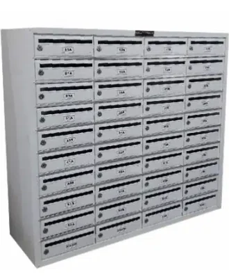 Modelo-2002P-40-4x10-Branca-438x445.png Caixa de Correio para Condomínio em Aço c/ Pintura Modelo 2002P