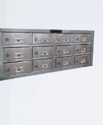 Porta-Objetos em Alumínio Fosco